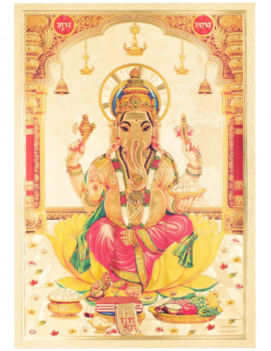 Ganesha folha de ouro