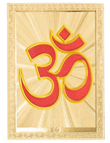 Stamp with Om Symbol Sticker