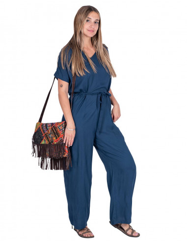 Blue Long Jumpsuit