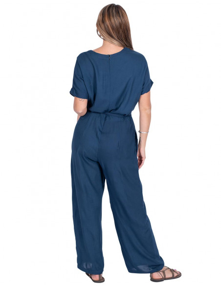 Blue Long Jumpsuit