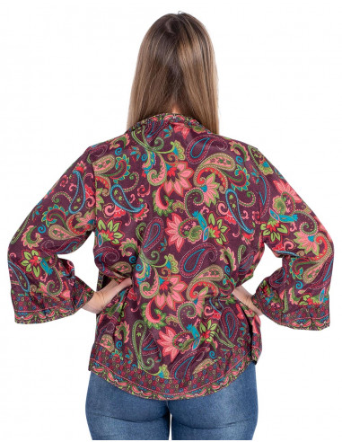 Top in seta e set kimono