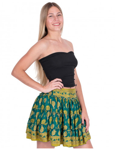 Ruffle Mini Skirt