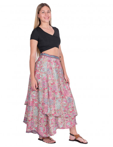 Two Layer Silk Skirt 2