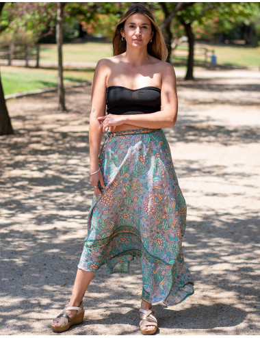 falda-larga-verde-mujer-verano-seda