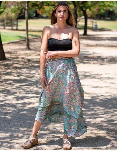 falda-larga-verde-mujer-verano-seda
