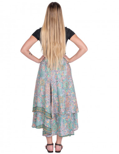 Asymmetric Long Skirt