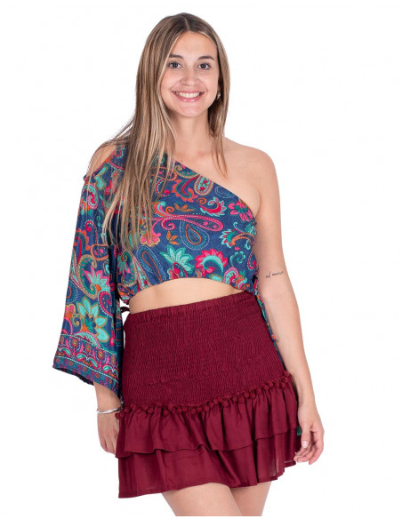 Asymmetrical One Shoulder Top
