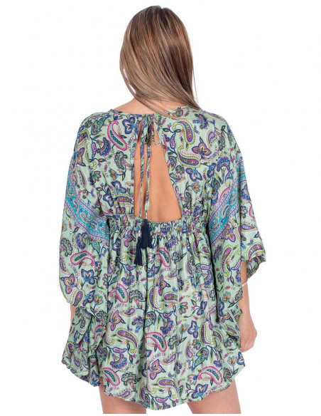 Short Dress with Sleeves