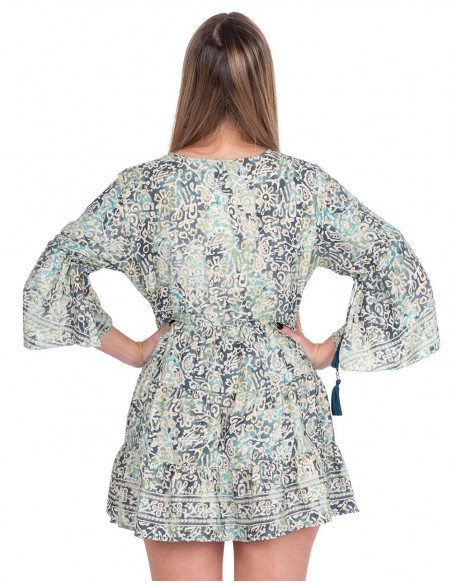 Boho-Kleid mit Rüschen