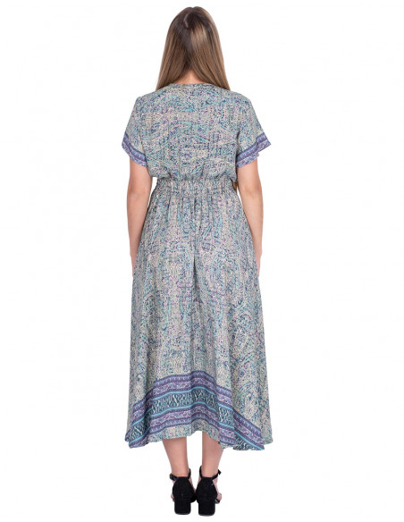 Botões e mangas de vestido