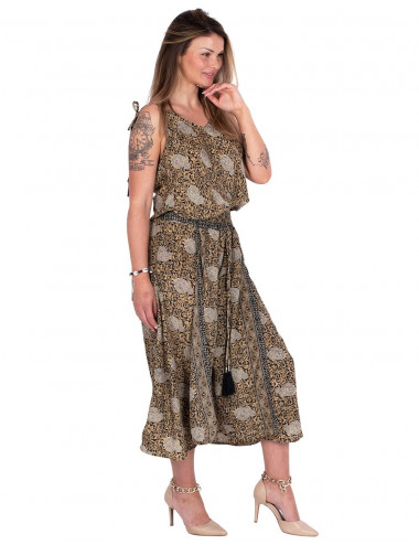 Bedruckter Seidenoverall 2