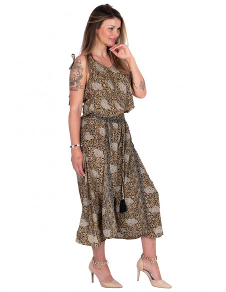 Bedruckter Seidenoverall