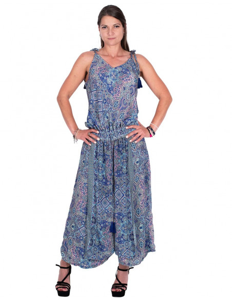 Loose Silk Jumpsuit