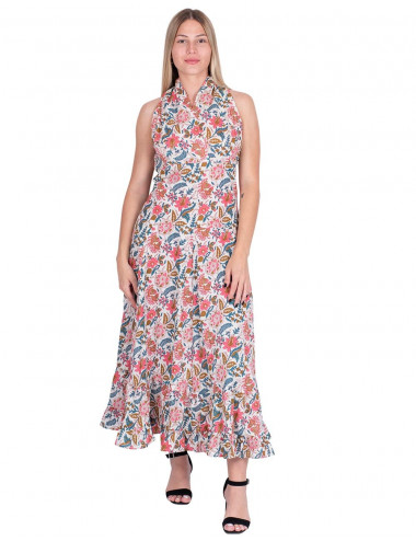 Baumwollkleid Blumen 2