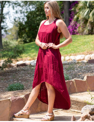 Robe hippie en rayonne