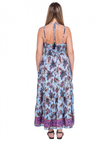 vestido-largo-escote-pico-azul