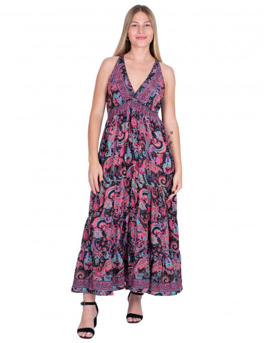 vestido de seda estampado 2