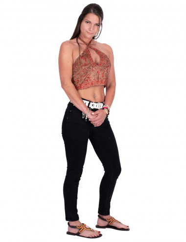 Top Cropped De Seda