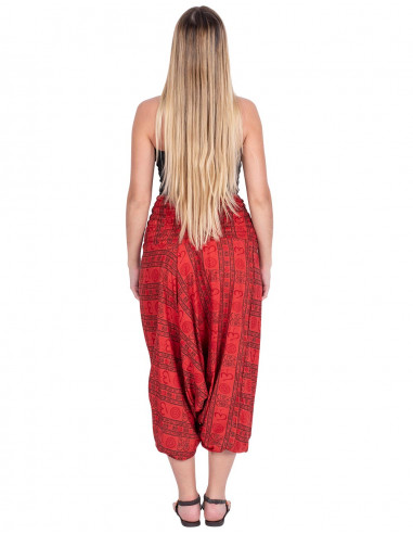 Rote Hippie-Hose