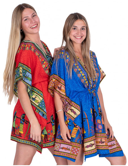 Kaftan-Frau am Strand