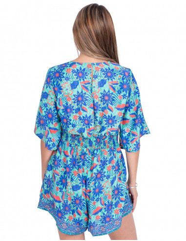 Laced Silk Jumpsuit