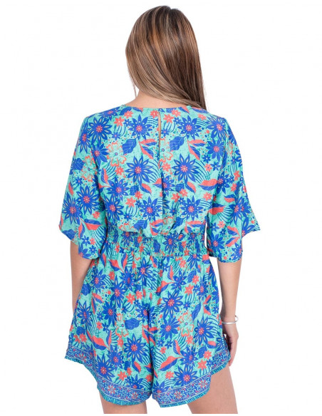 Laced Silk Jumpsuit