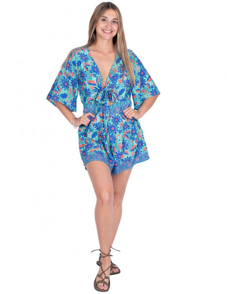 Laced Silk Jumpsuit