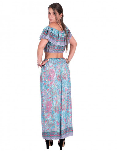 Pantaloni incrociati stampati