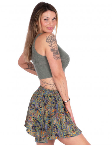 Flowing Short Skirt