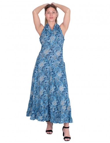 Langes Baumwollkleid