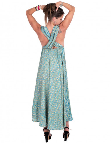 Kleid mit gekreuztem Rücken