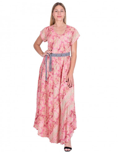 Robe Grande Taille Rose