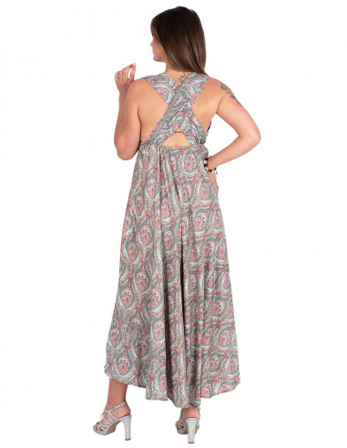 Robe longue en soie originale