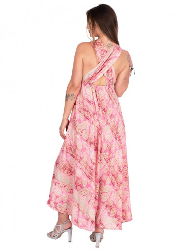 Vestido de festa de seda
