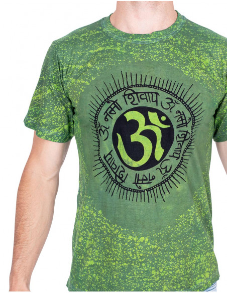 camiseta-etnica-dibujo-estampado-verde