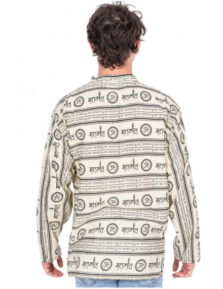 kurta-beige-mangas-largas-hombre
