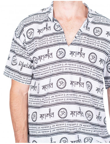 polo-algodon-hombre-blanca-y-negro 2