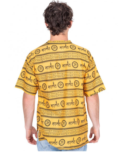 Yellow Ethnic Shirt