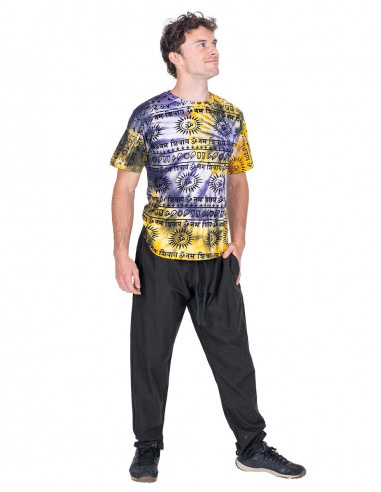 T-shirt Hippie Tie Die