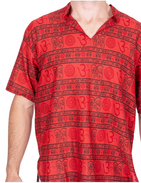Dessins de chemise rouge