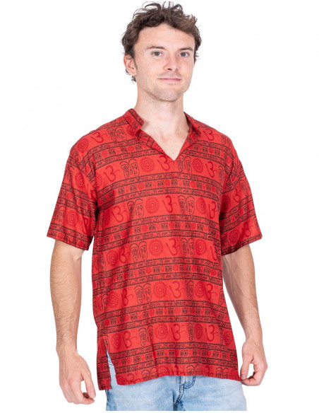 Dessins de chemise rouge