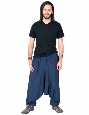 Saruel blaue Hose