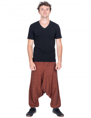 Braune Hippie-Hose