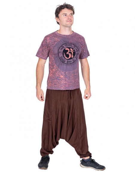 Braune Hose im Hippie-Stil