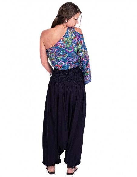 Pantaloni della tuta in rayon blu