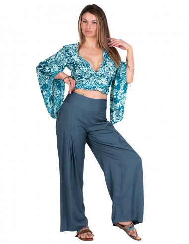 Calça Cinza Rayon