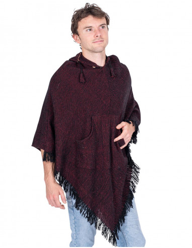Poncho Triangle Bordeaux