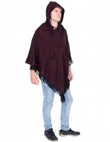 Poncho Triangle Bordeaux