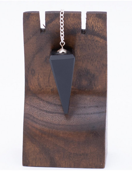 Pendel aus schwarzem Onyx