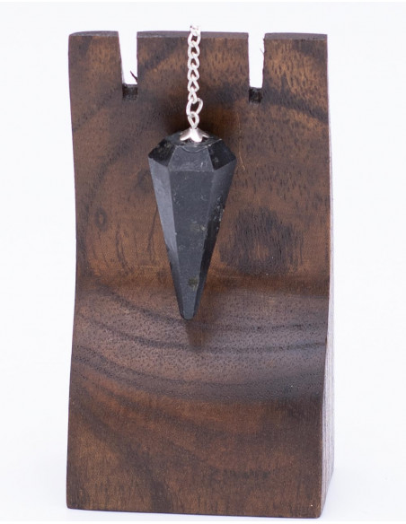 Pendel aus schwarzem Onyx